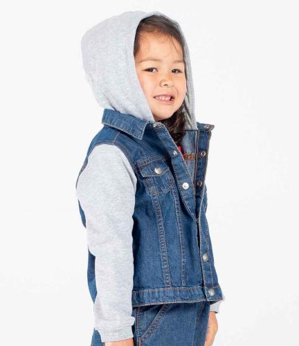 Larkwood Kids Denim Jacket - BLU - 45632